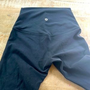 Lululemon align leggings. Rarely worn. Long length. Like new.